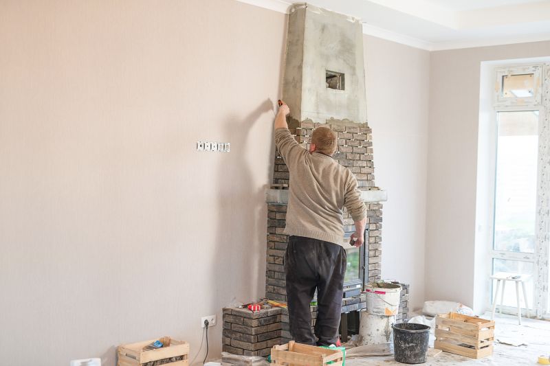 Local Fireplace Remodeling pros at work